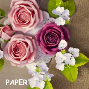 Paper roses
