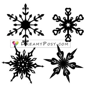 Free snowflake templates svg