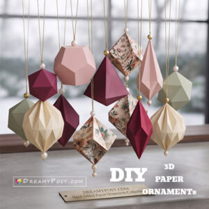 3D paper ornament