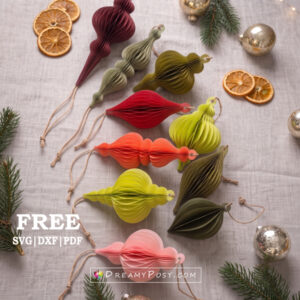 Honeycomb ornaments templates